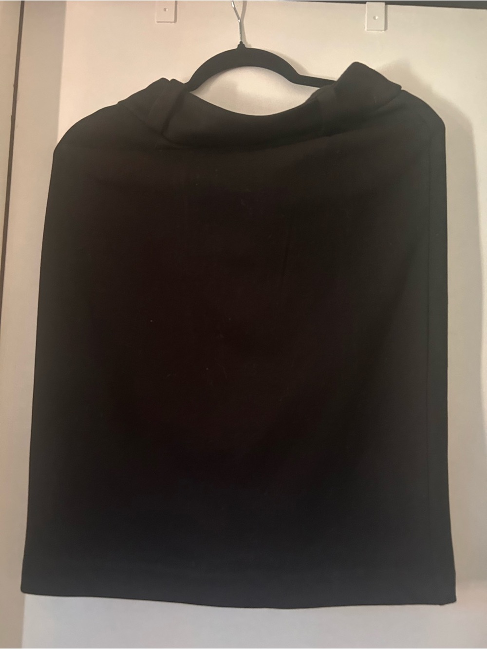George Black Pencil Skirt with Clean Waistband